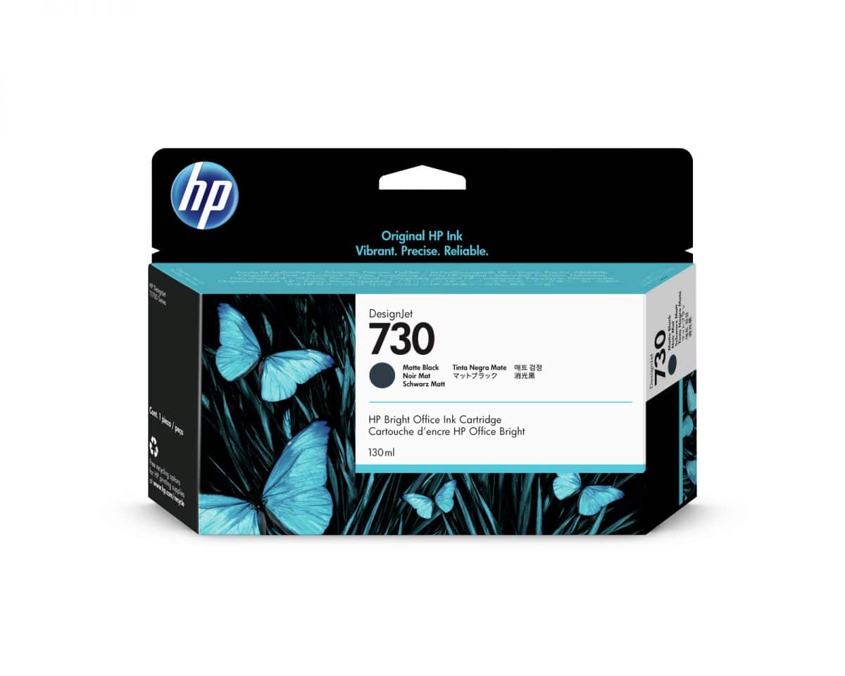 No. 730 Matte Black Ink Cartridge – 130ml