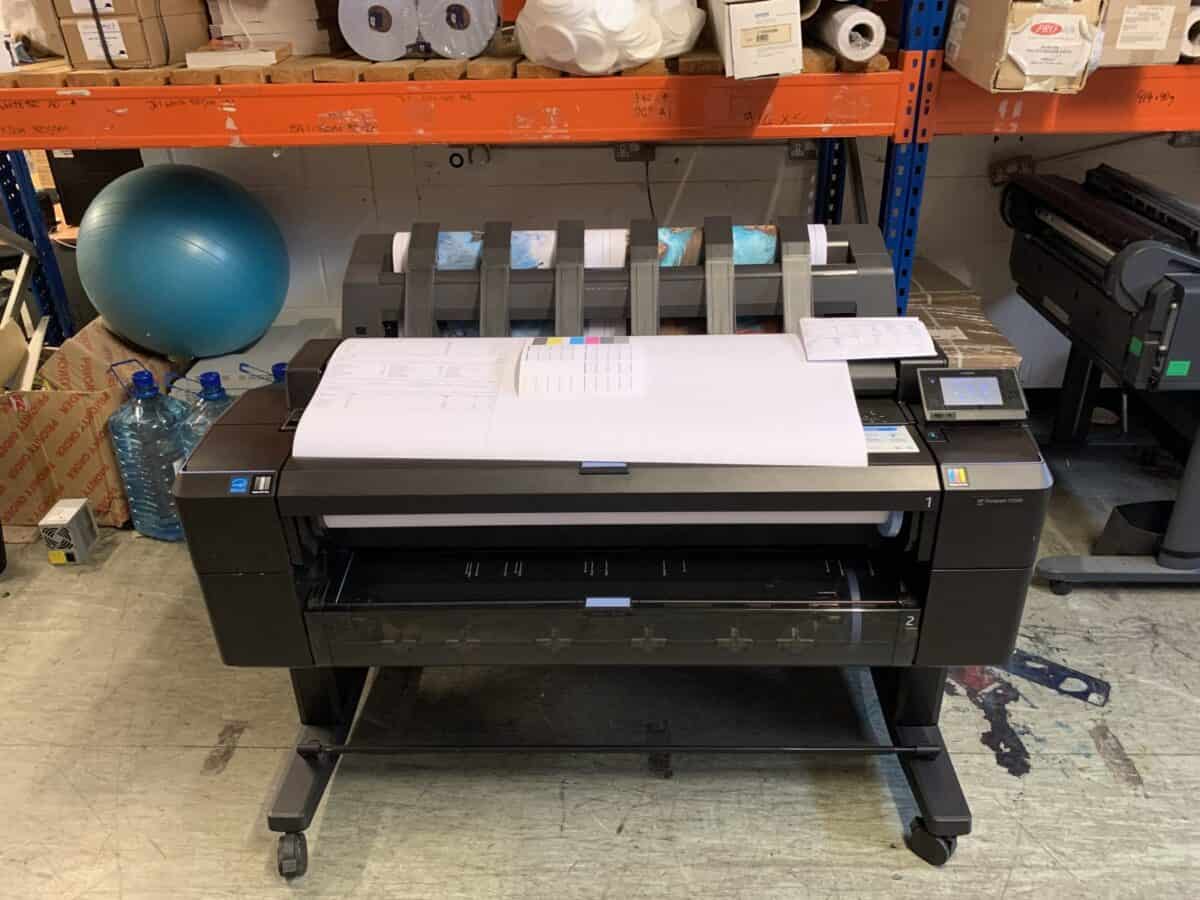 Hp designjet t2500 замена сервисной станции