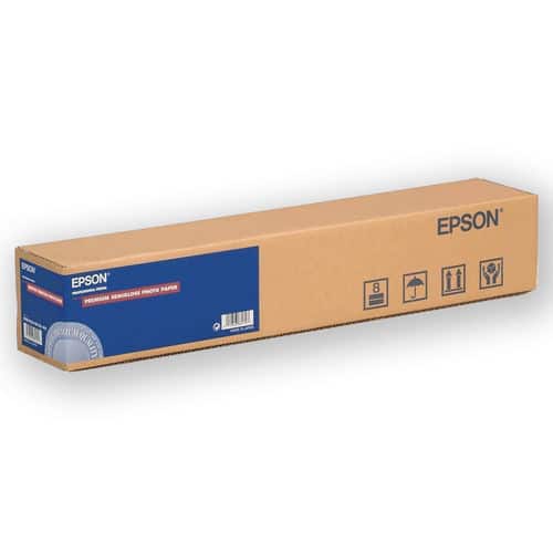 Epson C13S041390 Premium Glossy Photo Paper 166g/m² 24″ 610mm x 30.5m